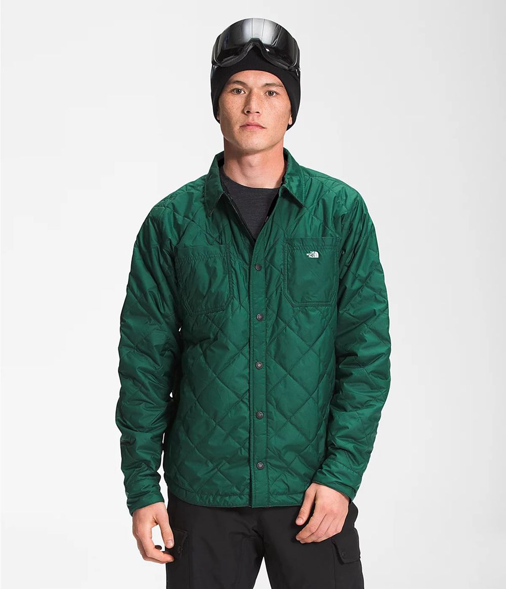 The North Face Fort Point Flannel Isolierte Jacken Herren - Grün CH-730UCPR